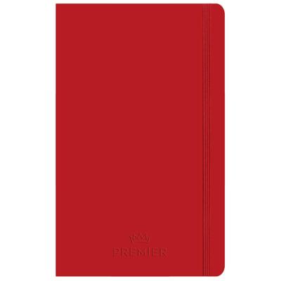 Keskin Color Premier Ciltli 13 cm x 21 cm Kareli 96 Yaprak Kırmızı Defter