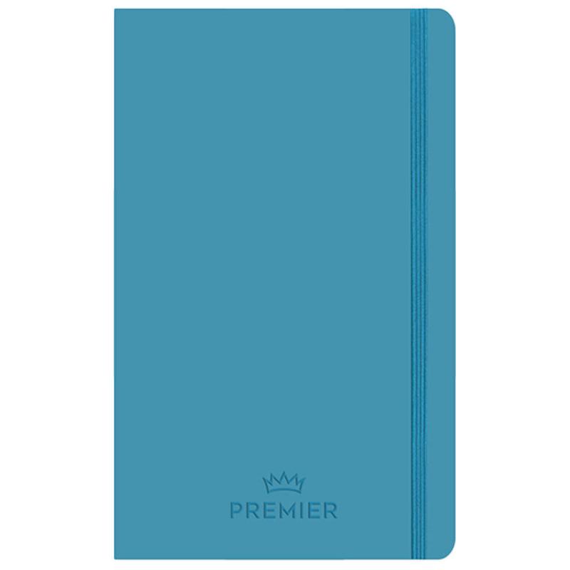 Keskin Color Premier Ciltli 13 cm x 21 cm Kareli 96 Yaprak Mavi Defter