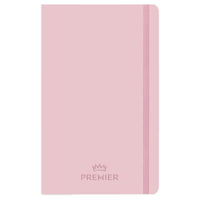 Keskin Color Premier Ciltli 13 cm x 21 cm Kareli 96 Yaprak Pembe Defter