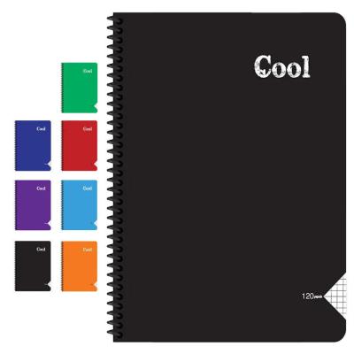 Keskin Color Spiralli A4 Boy 120 Yaprak Kareli Defter