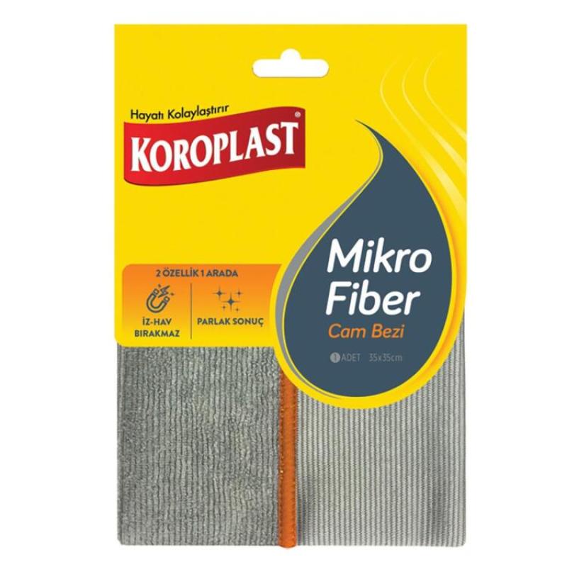 Koroplast Mikrofiber Cam Bezi 35 x 35 Cm
