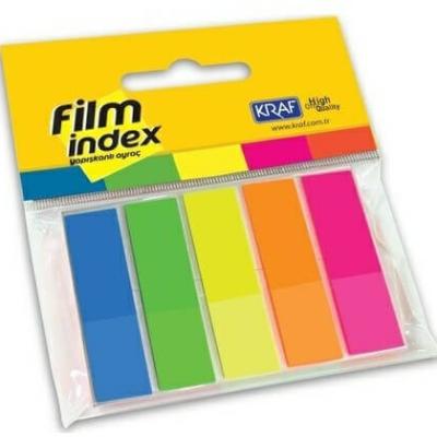 Kraf Film Index 13x44 mm 5 Renk 25 Sayfa 1344