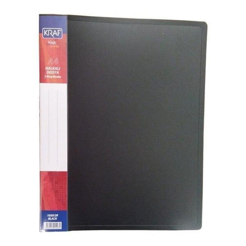 Kraf Halkalı Dosya 2 Halka 1050/2R Siyah