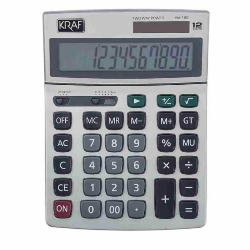 Kraf Hesap Makinesi Masaüstü 12 Hane HM-160