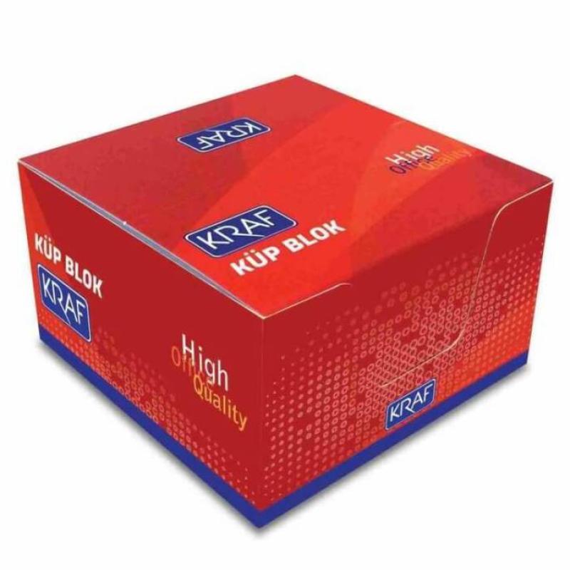 Kraf Küp Blok Beyaz 8x8 Cm 115G