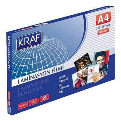 Kraf Laminasyon Filmi 65x95 mm 125 Mic 100 Lü 2126