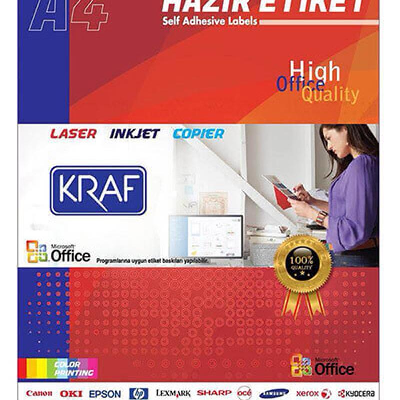 Kraf Lazer Etiket KF-2124 70x42.43 mm
