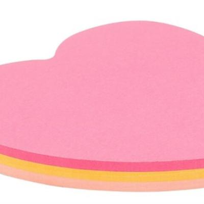 Kraf Yapışkanlı Not Kağıdı 70x70 Kalp 7070K 75 Yaprak