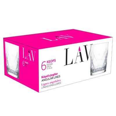Lav Keops Meşrubat Bardağı 345Cc 6'Lı