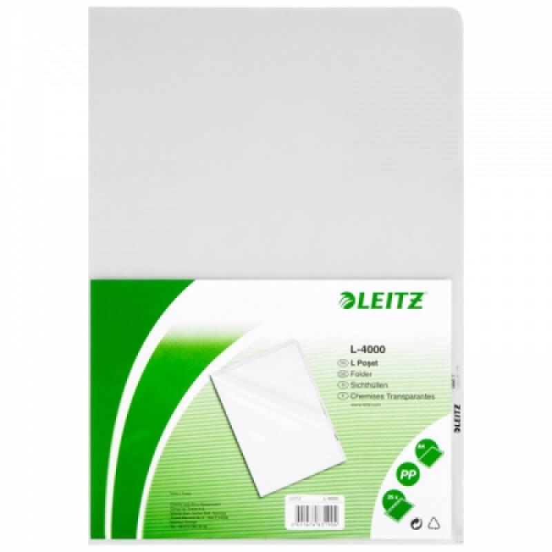 Leitz L Poşet Dosya 100 Lü Şeffaf L-4000