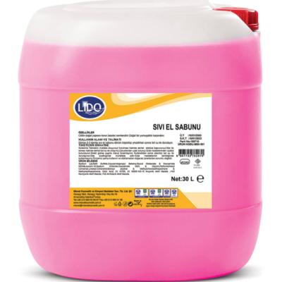 Lido Sıvı El Sabunu Sedefli Pembe 30 Kg