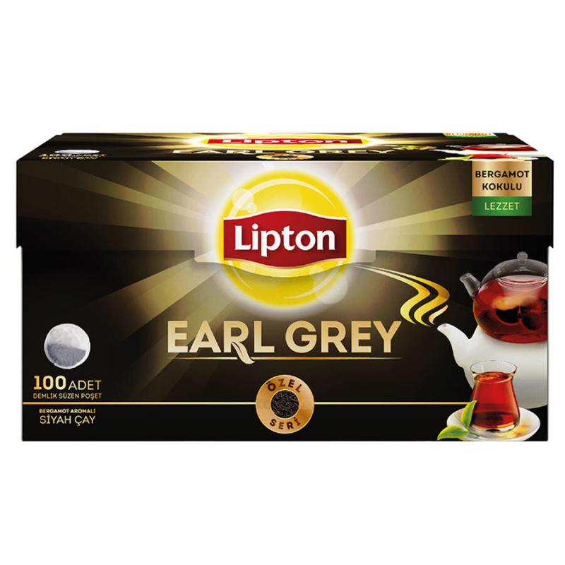 Lipton Earl Grey Demlik Poşet Çay 100'lü