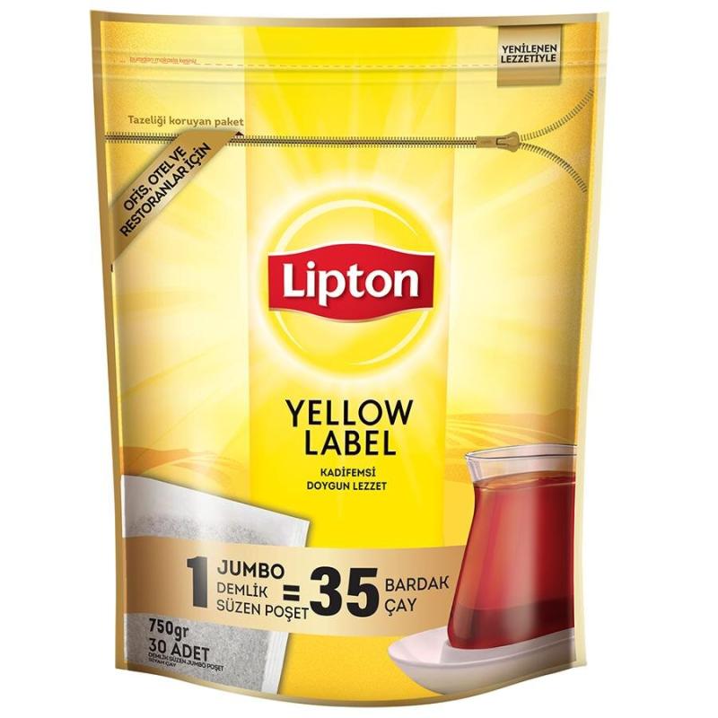 Lipton Yellow Label Jumbo Demlik Poşet Çay 30'lu