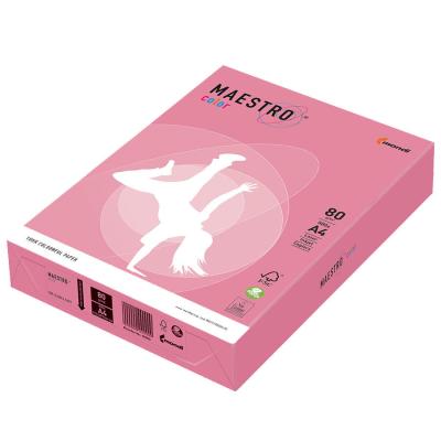 Maestro Color OP174 A4 Pembe Fotokopi Kağıdı 80 gr 1 Paket (500 Yaprak))