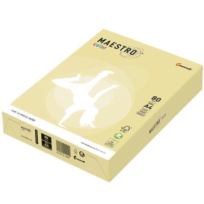 Maestro Color YE23  A4 Açık Sarı Fotokopi Kağıdı 80 gr 1 Paket (500 Yaprak)