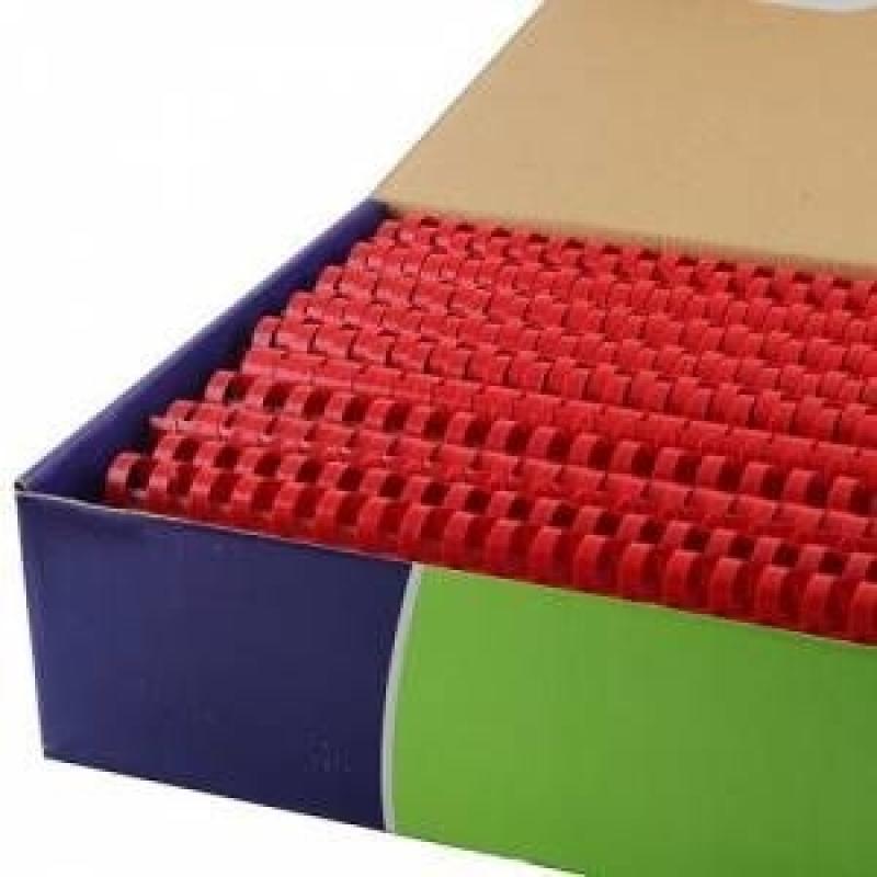 Mapibind 28 mm Plastik Spiral Kırmızı 50 Li