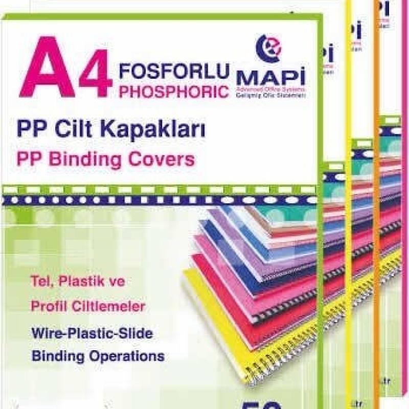 Mapibind 550 Mic PP A3 Cilt Kapağı Şeffaf 50 Li