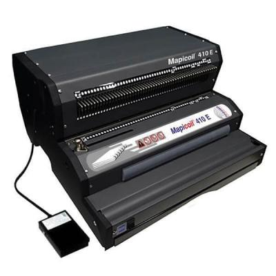 Mapicoil 410E Elektrikli Helezon Ciltleme Delme Makinesi