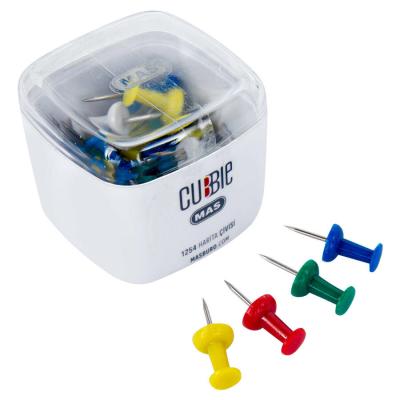 Mas 1254 Cubbie Renkli Harita Çivisi 30'lu Kutu