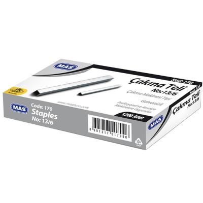 Mas 170 Çakma Makinesi Zımba Teli No:13/6 1000'li Kutu