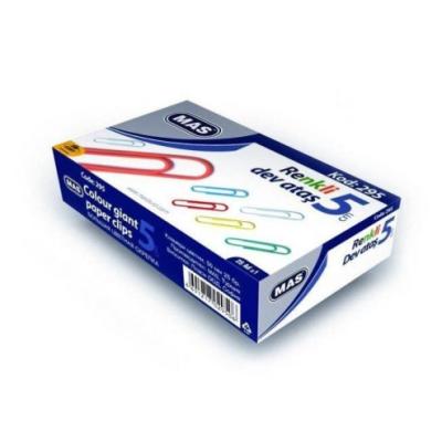 Mas 295 Renkli Dev Ataş Pvc Kaplı 5 Cm 25 Li