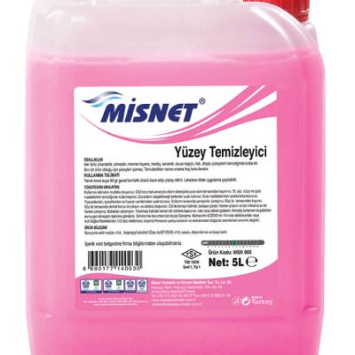 Misnet Genel Yüzey Temizleyici Parfümlü Pembe 5 Kg