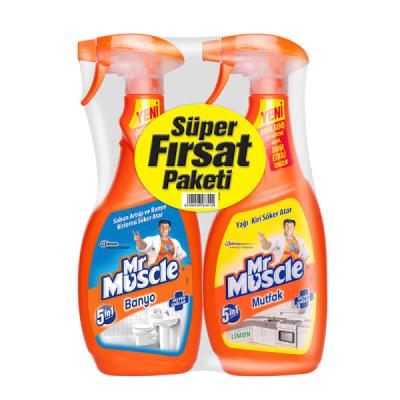 Mr. Muscle Mutfak & Banyo 2'si 1 Arada 750 Ml + 750 Ml