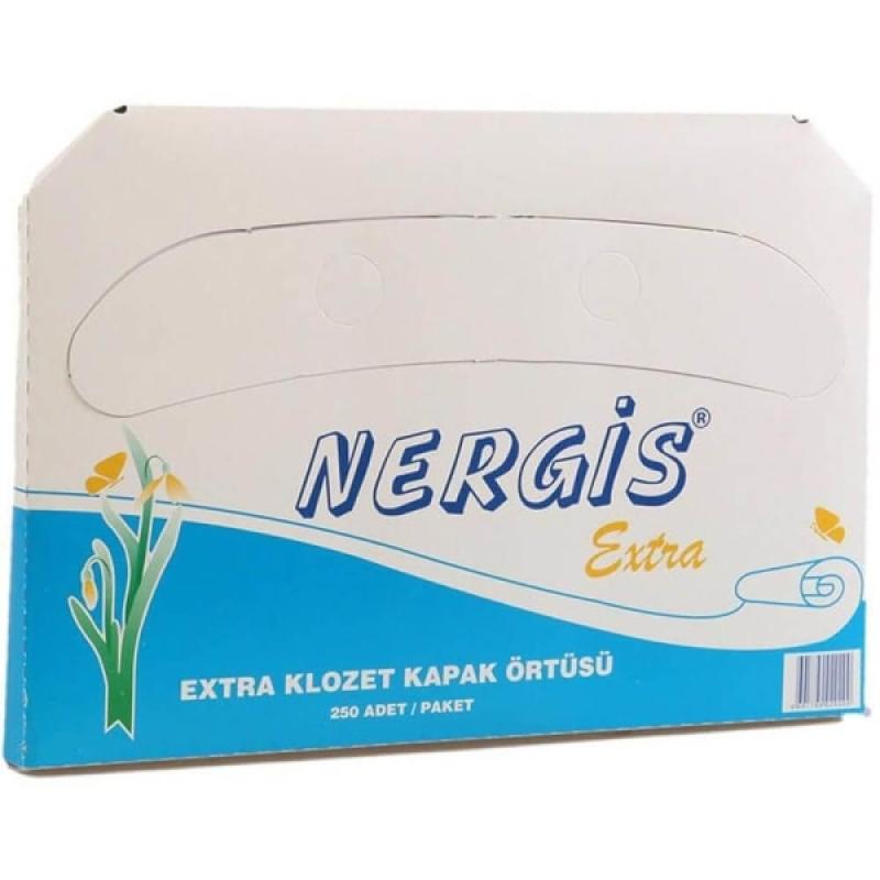 Nergis Extra Klozet Kapak Örtüsü 250 Yaprak 18 Paket
