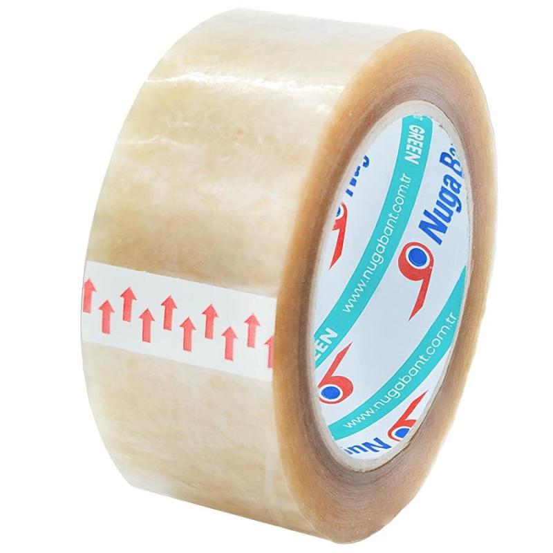 Nuga Solvent Güçlü Yapışan Soğuk Hava Bandı 45 mm x 100 m Şeffaf 