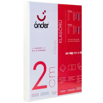 Önder 2002 A4 Firma Tanıtım Klasörü 2 cm 2 Halkalı Beyaz