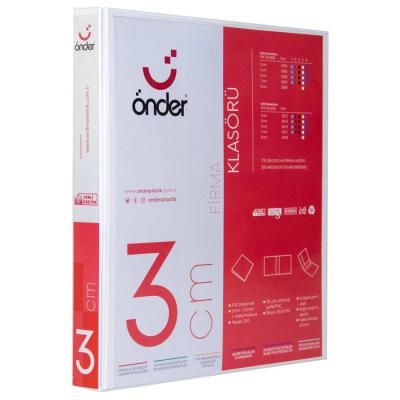 Önder 2003 A4 Firma Tanıtım Klasörü 3 cm 2 Halkalı Beyaz