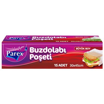 Parex Buzdolabı Poşeti Büyük Boy 30 x 45 cm 15'li Paket