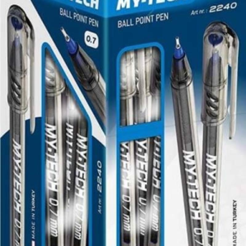 Pensan My-Tech Tükenmez Kalem 0.7 mm Mavi 25 Li 2240