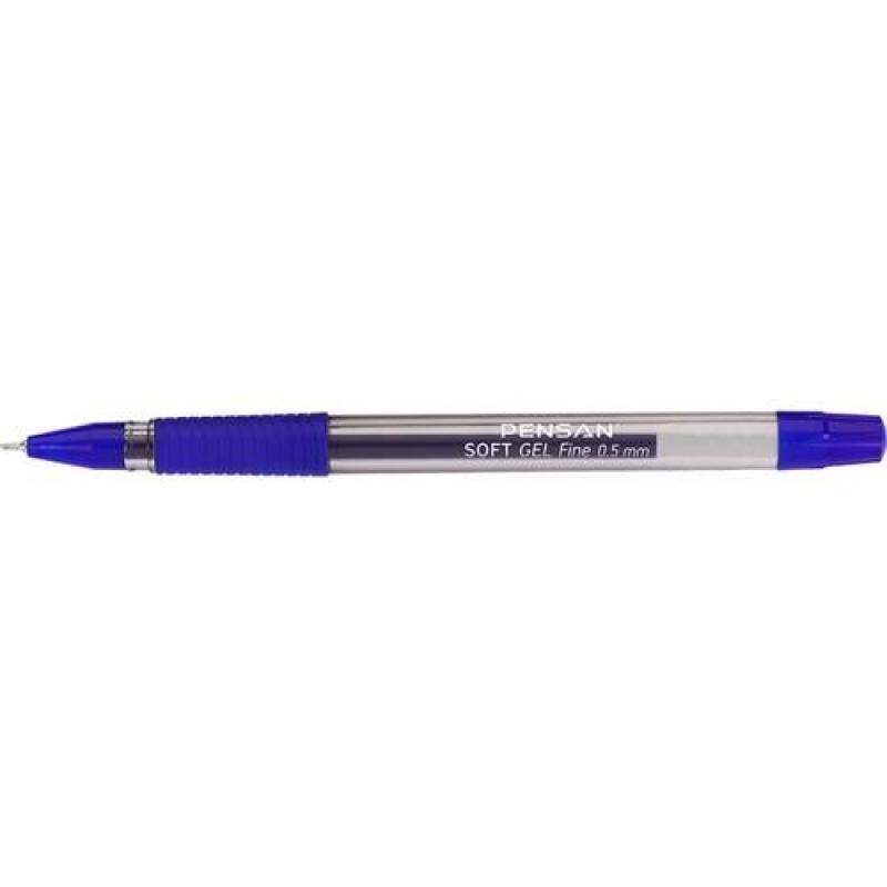 Pensan Soft Gel 2420 Tükenmez Kalem 0.5 Mavi