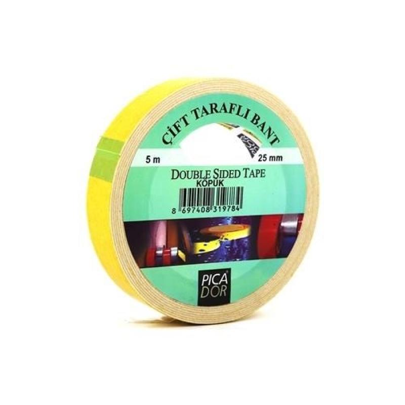 Picador Çift Taraflı Bant Köpük Askılı 25 mm x 5 mt