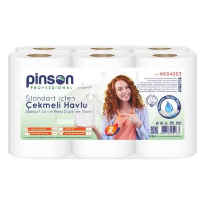 Pinson Standart İçten Çekmeli Dispenser Havlu 6 Lı 50 Mt