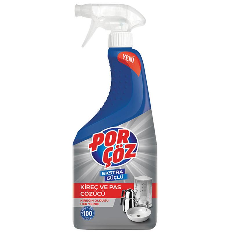 Porçöz Ekstra Güçlü Kireç Çözücü Sprey  750 ml