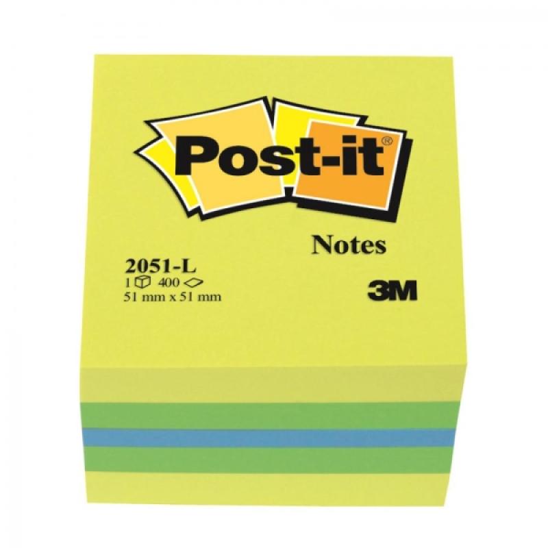 Post-it Mini Yapışkanlı Not Kağıdı Sarı 2051-L 51x51 mm 400 Yaprak