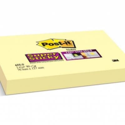 Post-it Yapışkanlı Not Kağıdı 76x127 mm 655-S 90 Yaprak
