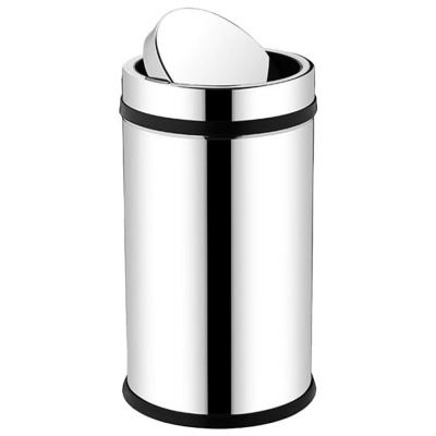 Rulopak Döner Kapaklı Paslanmaz Çöp Kovası 16 lt
