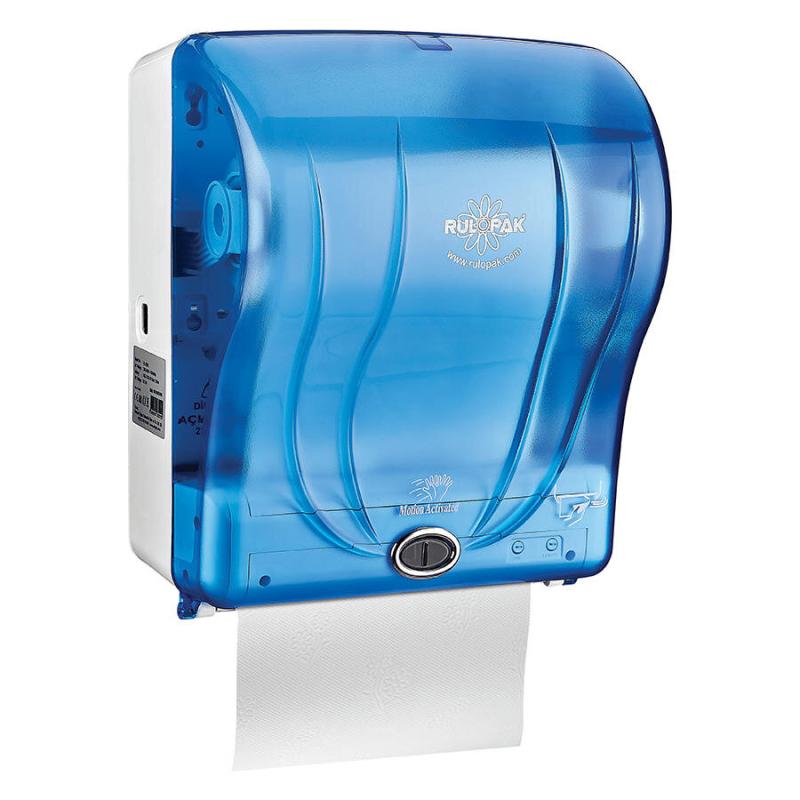 Rulopak R-1301 Sensörlü Kağıt Havlu Dispenseri 21 cm Mavi