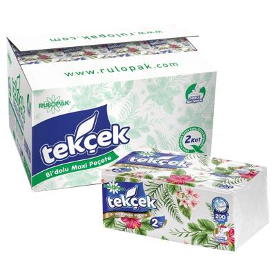 Rulopak Tekçek Bi'Dolu Maxi Peçete 2 Katlı 200 Yaprak 24'lü Paket