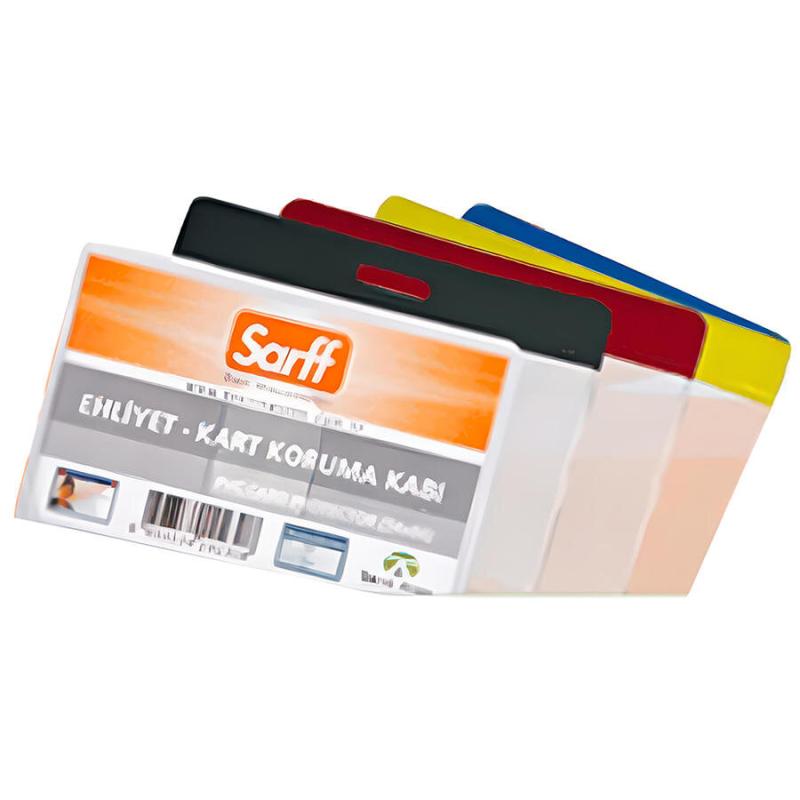 Sarff Kart Muhafaza Poşeti Şeffaf 7.5 cm x 9.5 cm 100’lü Paket