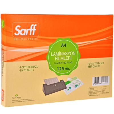 Sarff Laminasyon Filmi 125 Mikron A4 100’lü Kutu