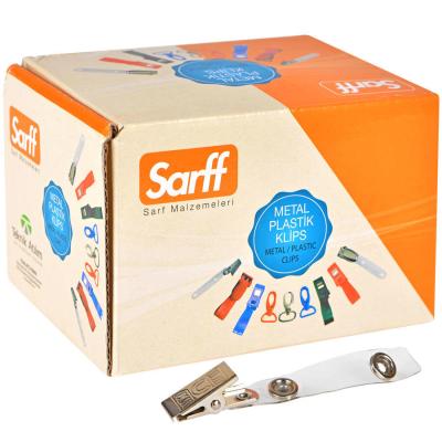 Sarff Metal Klips Maşalı 100’lü Kutu