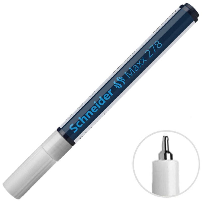 Schneider Maxx 278 Boya Marker Kalem Beyaz