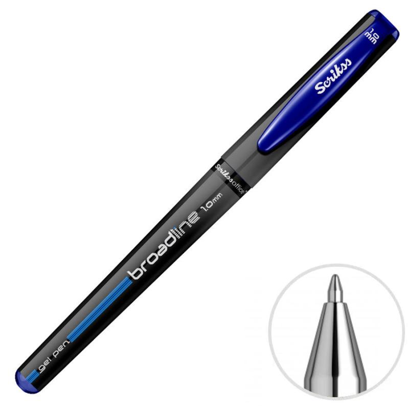 Scrikss Broadline Jel İmza Kalemi 1.0 mm Mavi