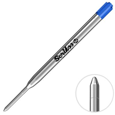 Scrikss G2 Standart Tükenmez Kalem Refili Mavi 2'li Paket