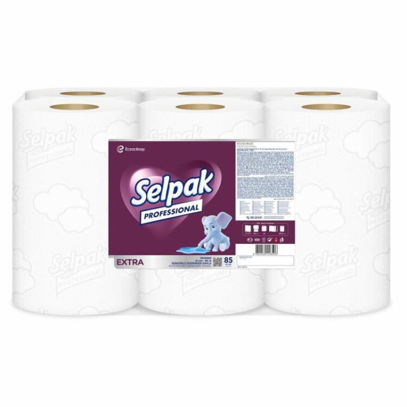 Selpak Professional Extra Sensörlü Dispenser Havlu 21 Cm 6 Lı  85 Mt
