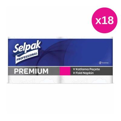 Selpak Professional Premium Pickasso V Katlama Peçete 250 Li 18 Paket